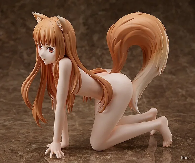 19CM NSFW FREEing B-STYLE Spice and Wolf Holo 1/4 Sexy Fox Girl PVC Action Figure Adult Collection Model Toy hentai doll Gifts