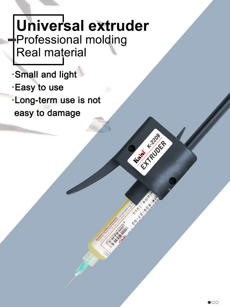 Kaisi K-2208 10cc fluxo de óleo de soldagem impulsiona putter impulsionador de óleo de soldagem para placa de circuito acessórios de solda ferramentas