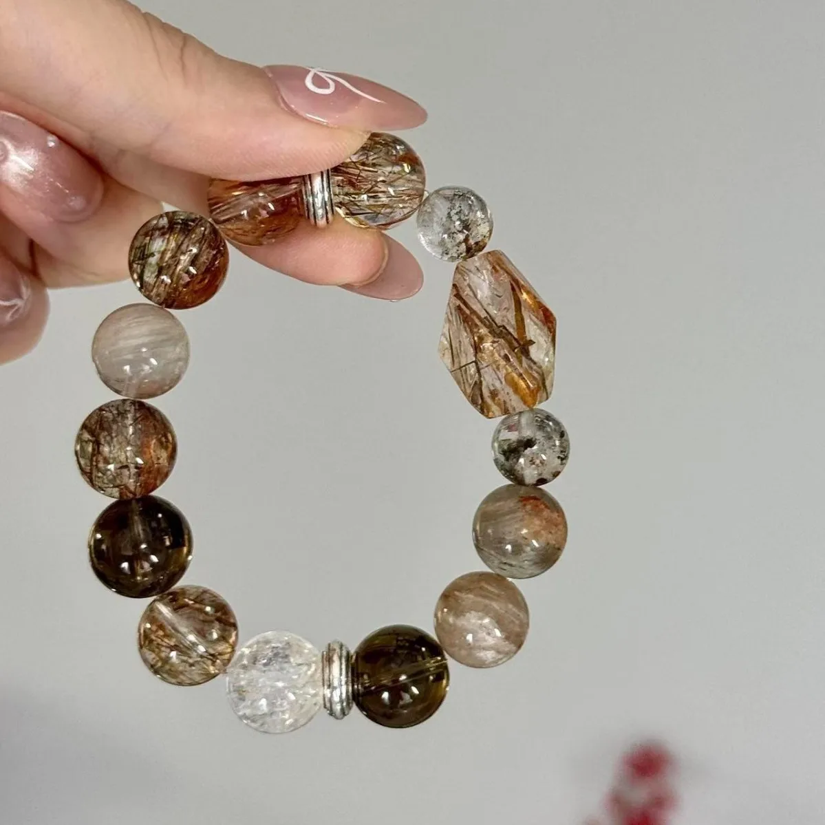 

Natural Black Gold Super Crystal Bracelet Women's Fashion Light Luxury Bracelet