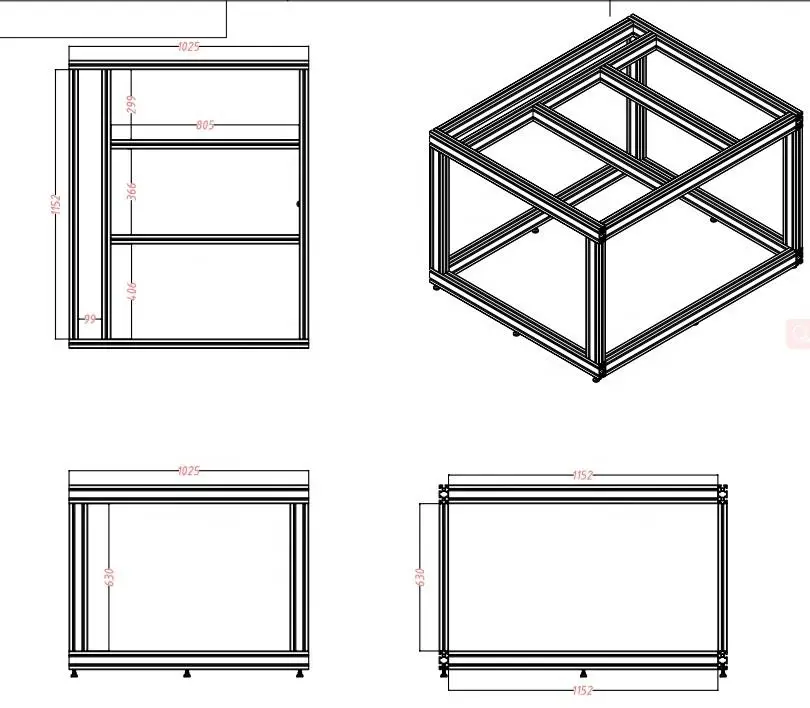 Wholesale Large Fish Tank 1000 Gallon Fish Tank Professional Customizable Glass Aquarium Black Silver Acrylic Frame