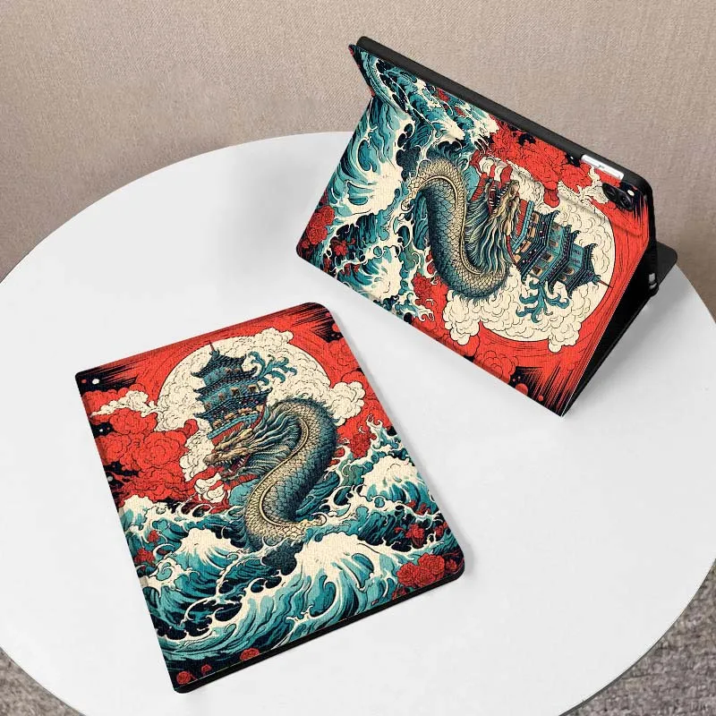 

Retro Anime Dragon Cool Tablet Case For Honor Tab Pad 6 7 8 9 X8 V7 V8 X9 13 X8a X9a Pro 10 Magic GT GT2 10.1 13.3 Inch