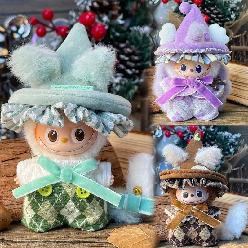 

Clothing Only) Suitable For 10cm Mini Labubu Doll Clothing 4th Generation Labubu Clothing Doll Accessories Holiday Gifts