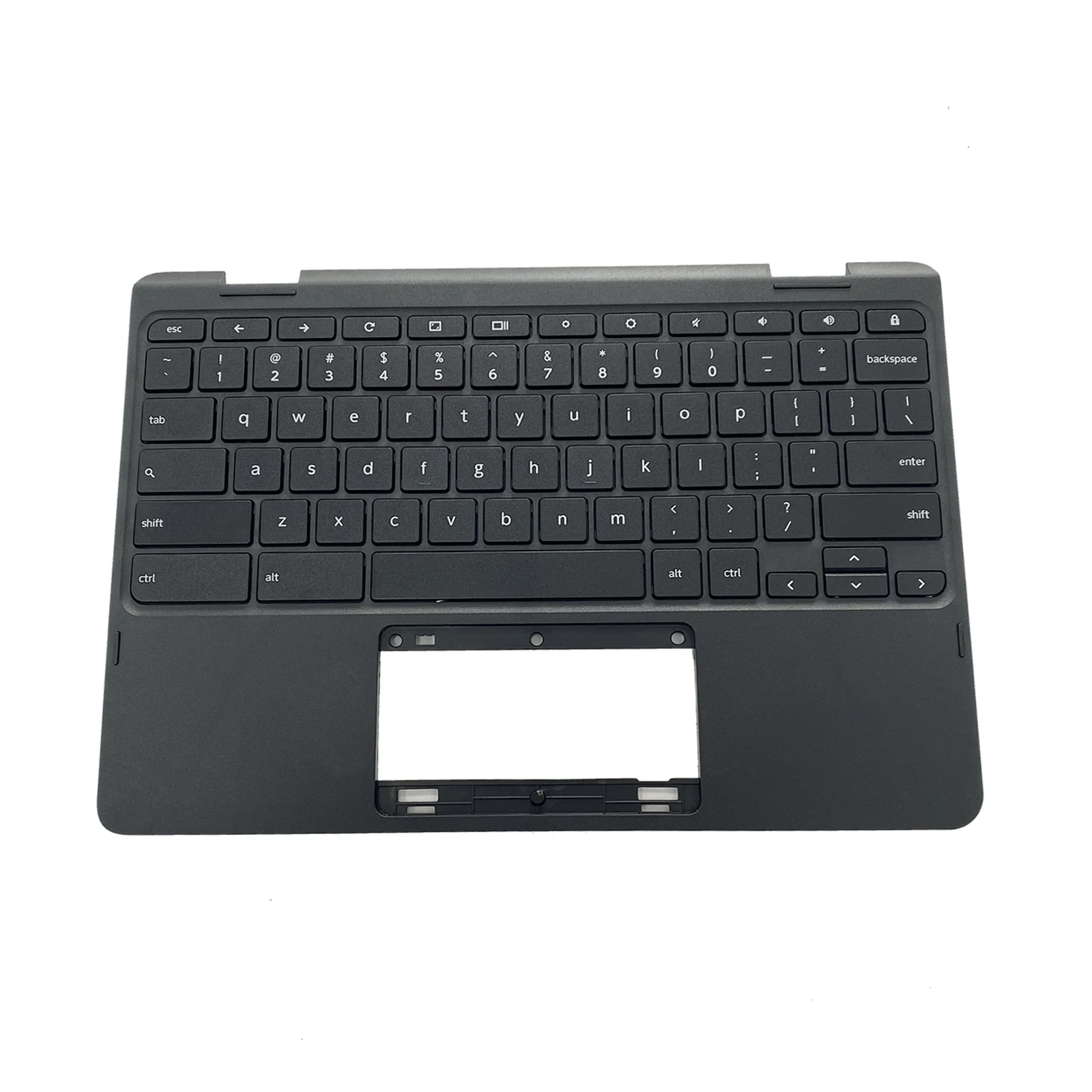 حافظة علوية جديدة للكمبيوتر المحمول أو Palmrest مع لوحة مفاتيح ولوحة لمس لجهاز Lenovo Chromebook 300E 1st Black 5CB0Q93995