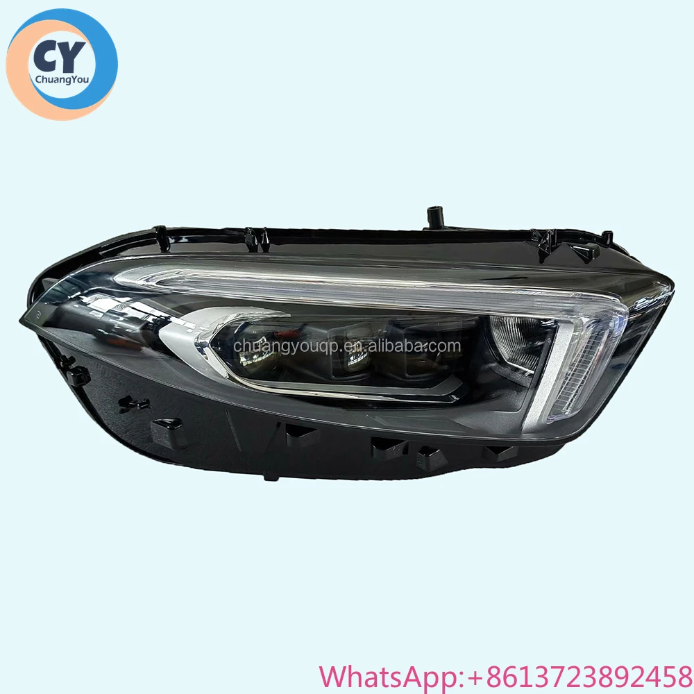 For Mercedes-benz AMG A-Class Headlight W177 2019 2020 2021 2022 Original Headlamp A250 A260 AMG A35 A45 Geometric Headlights