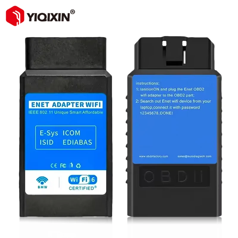 محول واي فاي ENET لأداة تشخيص السيارة من سلسلة BMW F/G/I لقارئ رمز BimmerCode Bootmod3 BimmerLink xDelete MHD XHP Obd2 #1