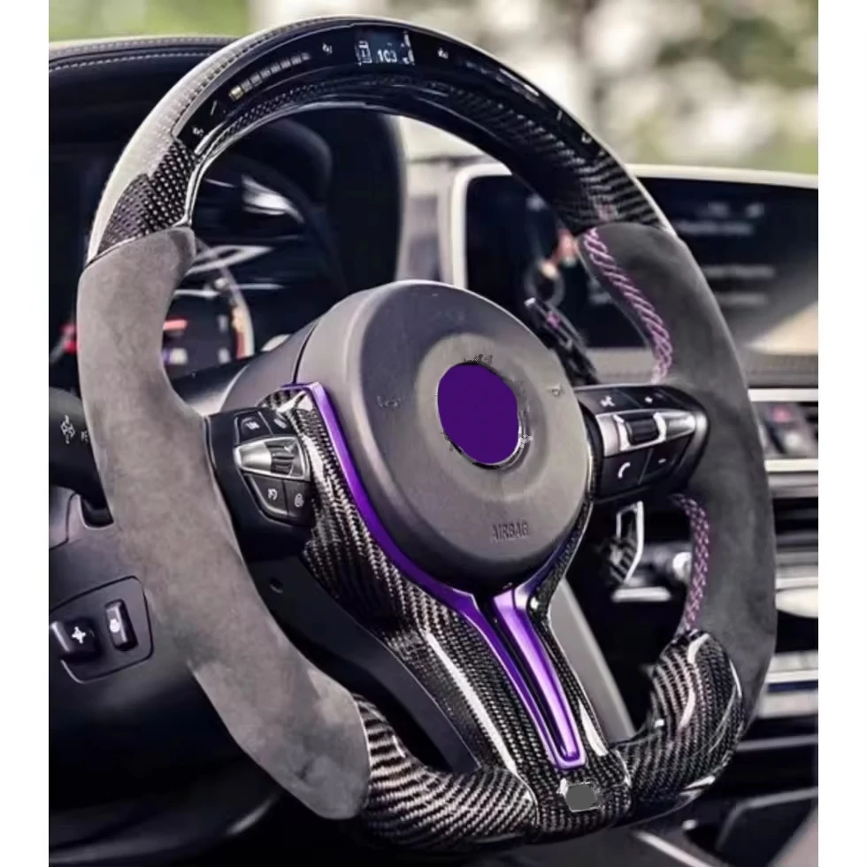 

Best high quality customized Carbon fiber m sport steering wheel for bmw f30 steering wheel f10 f30 e60 e90 g30 e46 e92 led