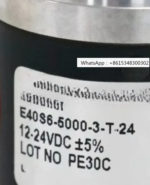 E40S6-1000-3-T-24 6mm 24V 1000ppr Op-tical En-coder 40mm Incremental Rot-ary Enc-oder