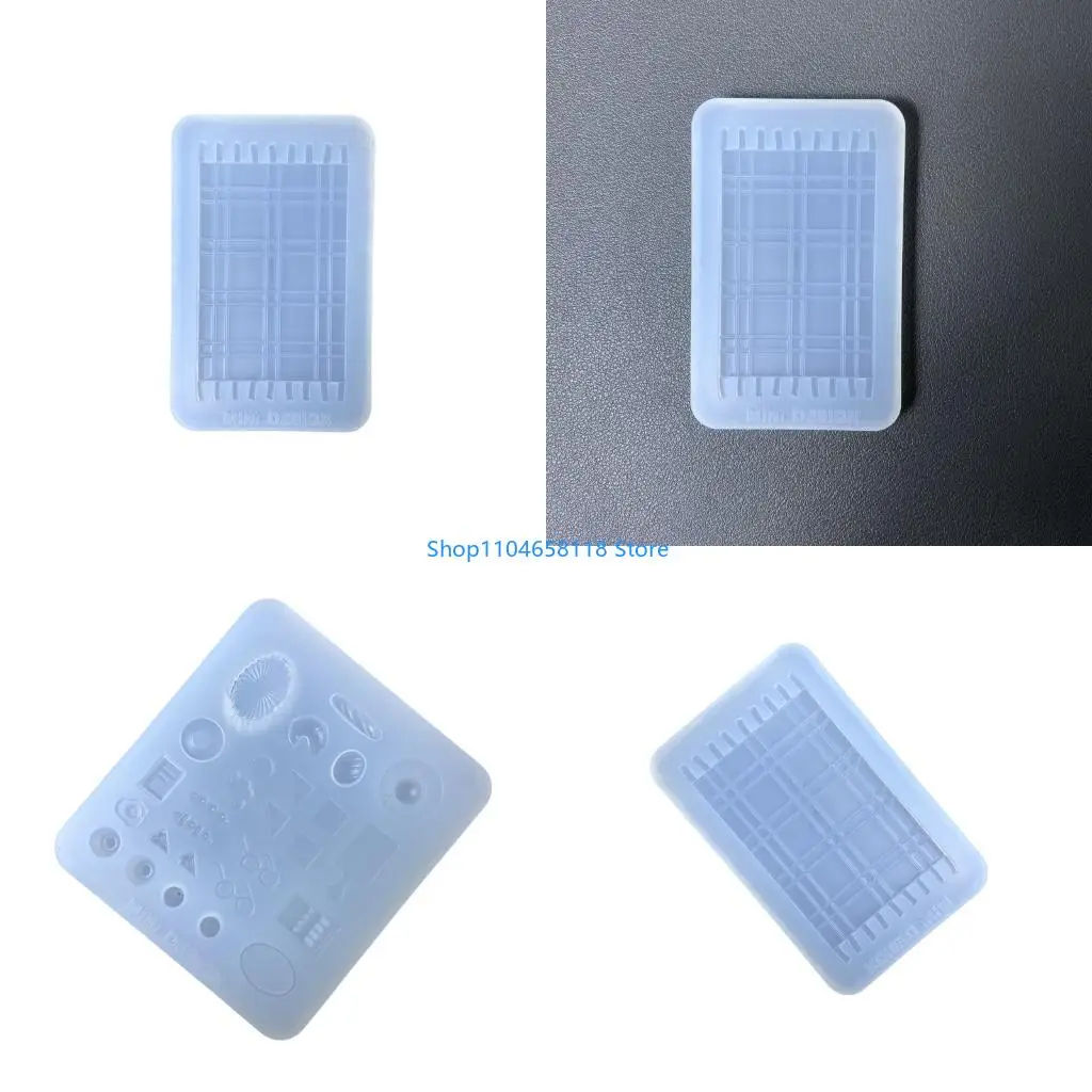 

Silicone Crafting Mold With Basket Detailing For Creative Hobbyists Jewelry Tool