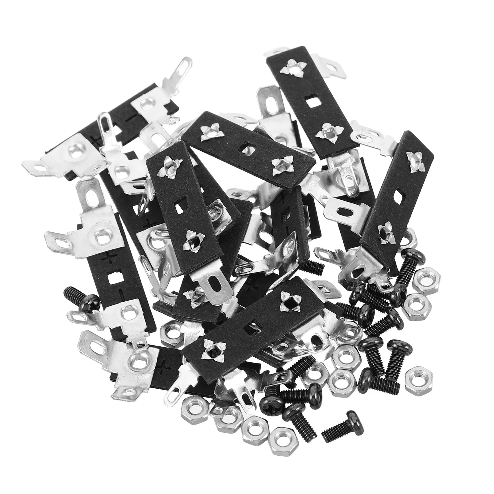 15Pcs Speaker Accessories Stable Spring Woofer Terminal Block Strip Shaped Push Release Connector Plate Amplifier Stereo Speaker