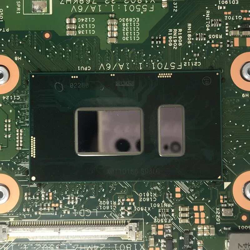 Para dell inspiron 7000 7370 7373 CN-00NVF7 00nvf7 0nvf7 com sr3lc I7-8550U cpu mainboard 16839-1 placa-mãe do portátil 100% testado