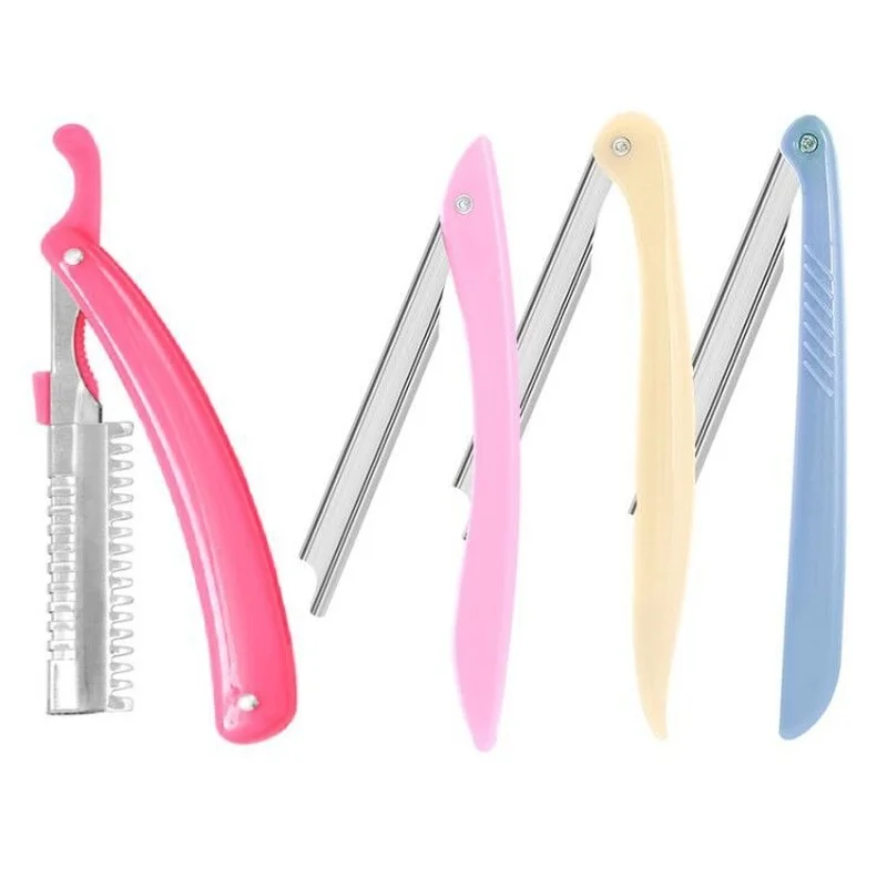 New Folding Eyebrow Razor Eyebrow Trimmer Women Eye Brow Shaver Blades Face Razor Hair Remover for Cosmetic Beauty Make Up Tools