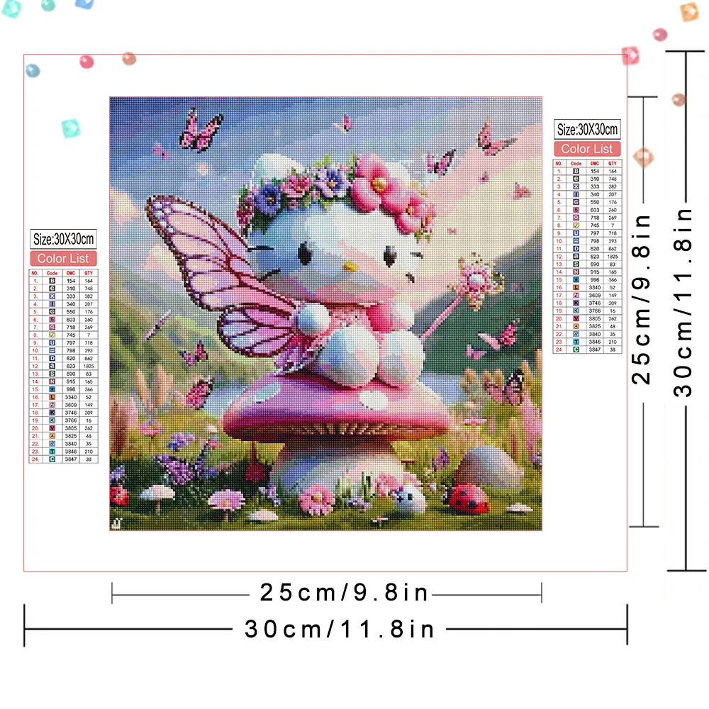 Disney Diamond Painting Stitch Full Round Square Diamond Fruit Craft Kit Ręcznie robiony prezent Dekoracja ścienna