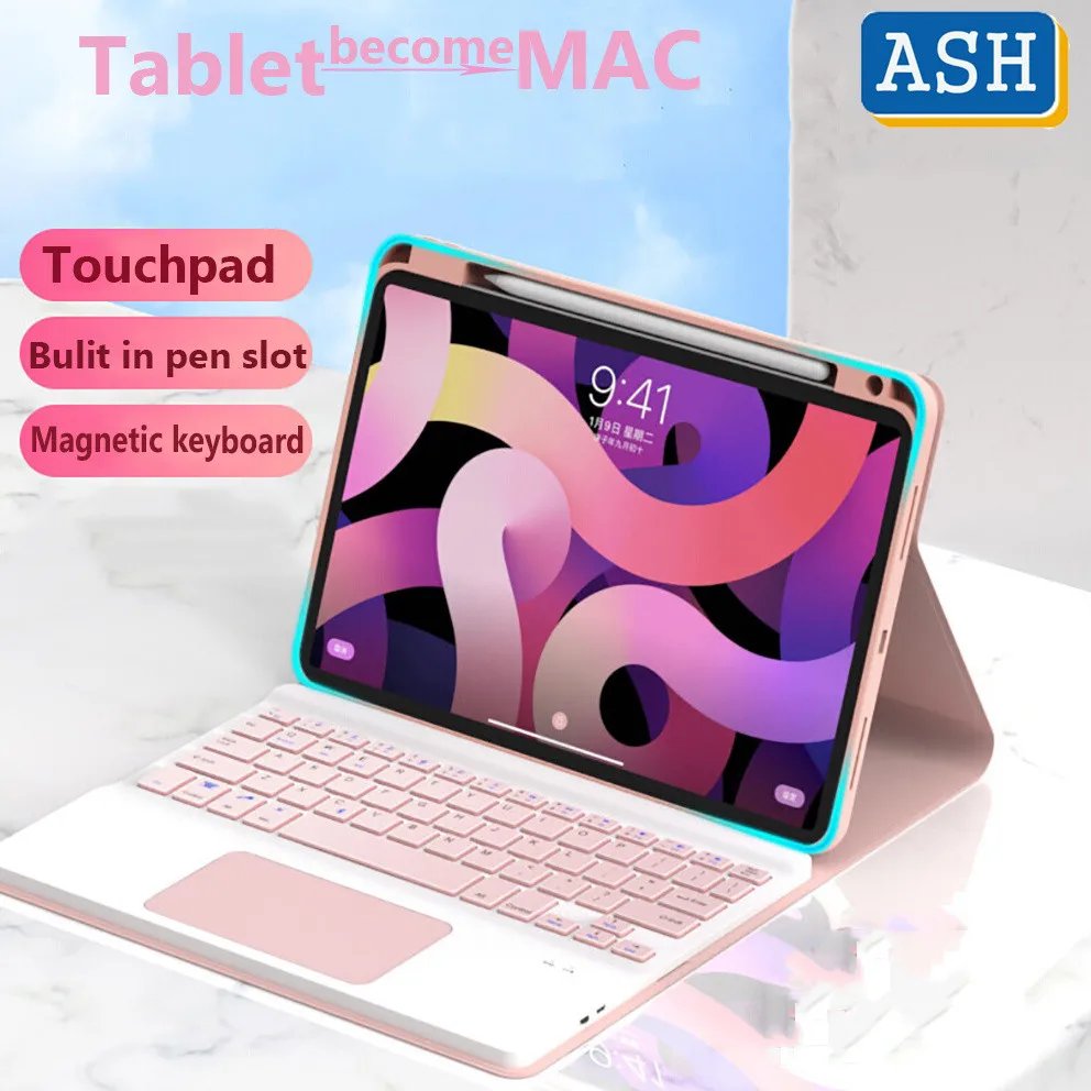 لشاومي الوسادة 8 8 برو 11.2 بوصة 2025 7Pro 7 11.2 بوصة الوسادة 6Pro Pad 5 Pro 5 11 "حافظة لوحة اللمس لوحة المفاتيح مع فتحة قلم رصاص