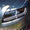아우디 A6 C7 A6L S6 2005-2008 업그레이드 Q7 스타일 LED 자동차 헤드라이트 듀얼 프로젝터 렌즈 액세서리용 자동차 전조등 어셈블리 3