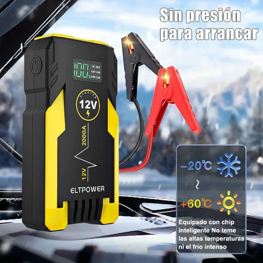 ET05 2000A سيارة محمولة Jump Starter أصفر