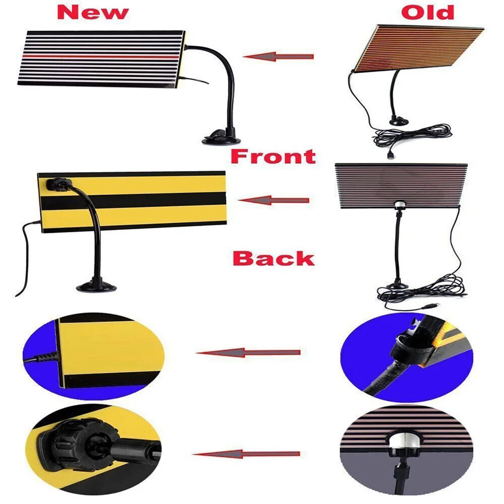 Car LED Stripe Line Board acrilico strumento di riparazione ammaccature senza vernice riflettore luce con controlli di luminosità per la rimozione delle ammaccature della carrozzeria