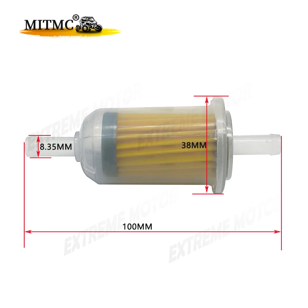 Fuel Filter For Linhai LH260 300 400 ATV Stels ATV 300B Buyang 300 FA-D300 H300 Quqd Bike Parts Cod 2.9.01.0140 LU018947 20220