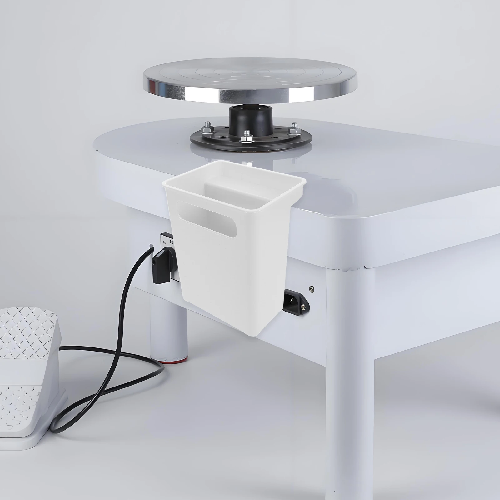 

Ceramic Tool Storage Box Hanging Pottery Wheel Organizer Lightweight Plastic Clay Tool Holder Electric Pottery Machine Accessory