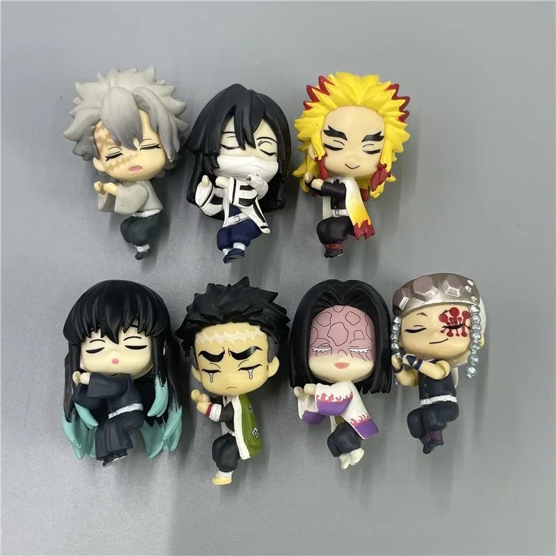 Demon Slayer Kawaii Phone Data Cable Protective Sleeve Anime Figure Kisatsutai USB Cable Bites Ipad Charging Cable Toy Kid Gifts