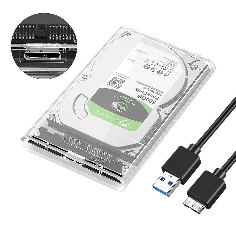 Harddisk Boxs USB 3.0 to SATA III Hard Disk 2.5 Inch HDD SSD External Enclosure Hard Drive Disk Box External HDD