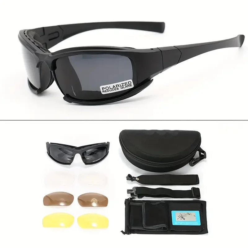 Hunting glasses X7 tactical glasses polarized bicycle Goggles  windproof motorcycle glasses skydiving glasses cool