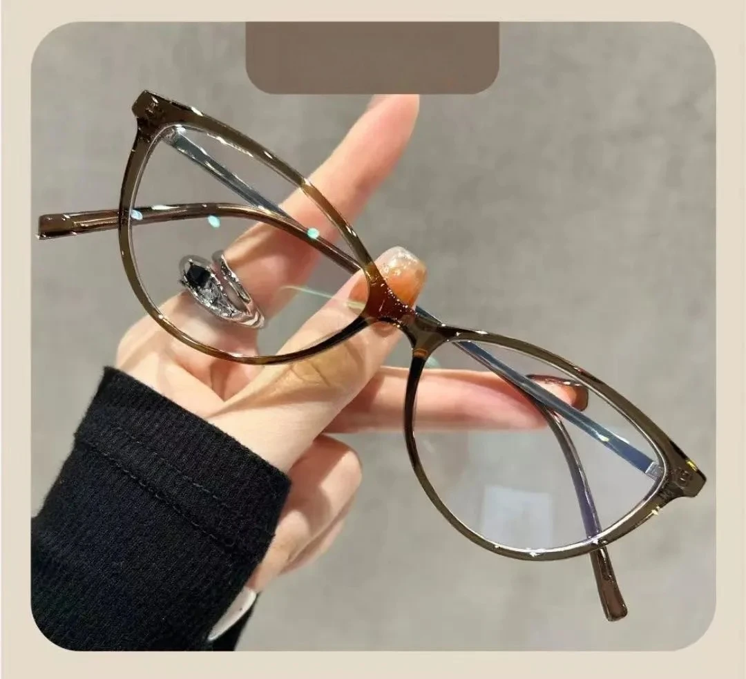 High-Definition Anti-Blaulicht Presbyopie Brillen Damen Modische Cat-Eye Ultraleichte Lesebrille 0 bis +4,0 – Detail 7