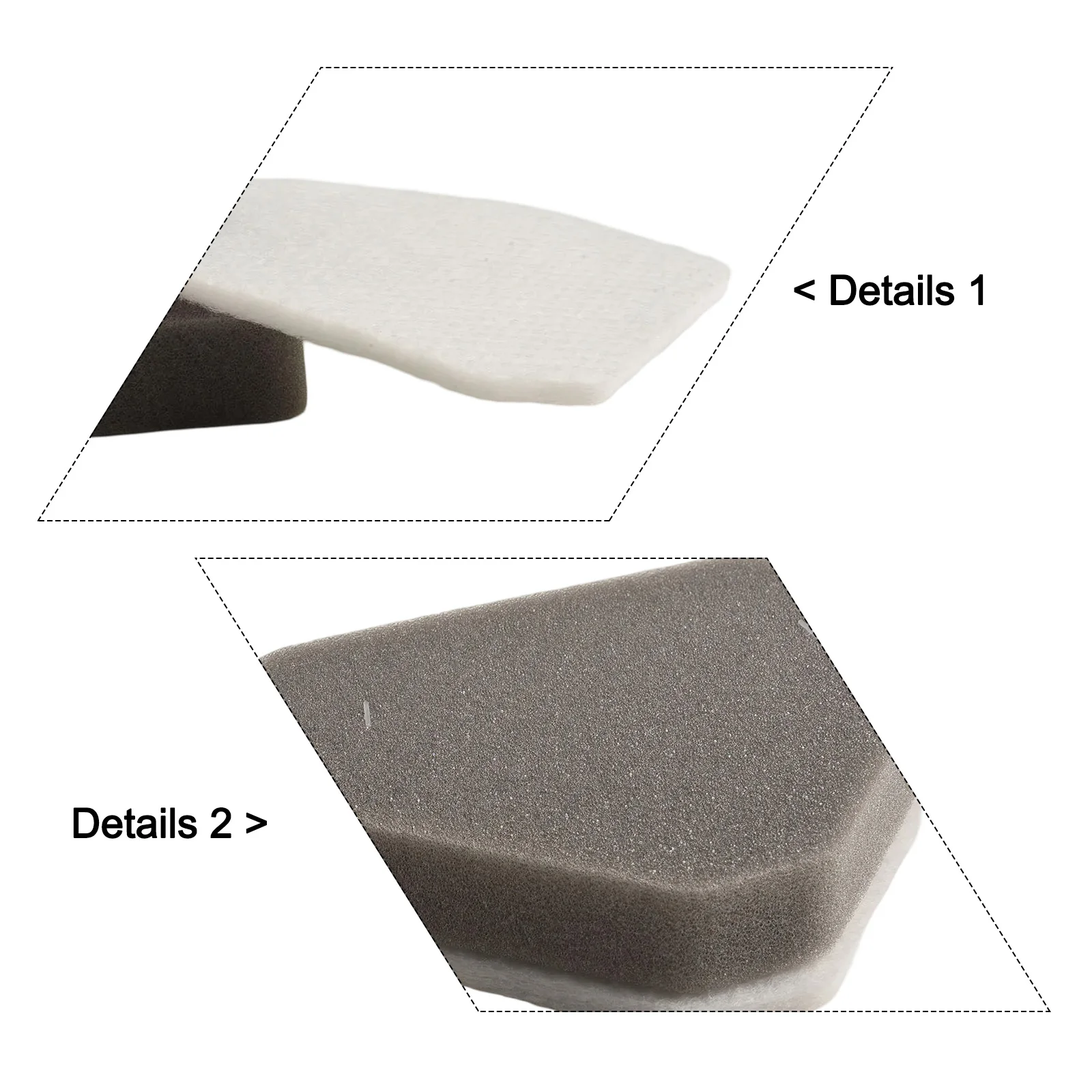 Efficiently Replace Your For Shark Vacuum Filters 4 Pack of Pre Motor Foam & Felt Filters Compatible with Models BA3102 BA3502