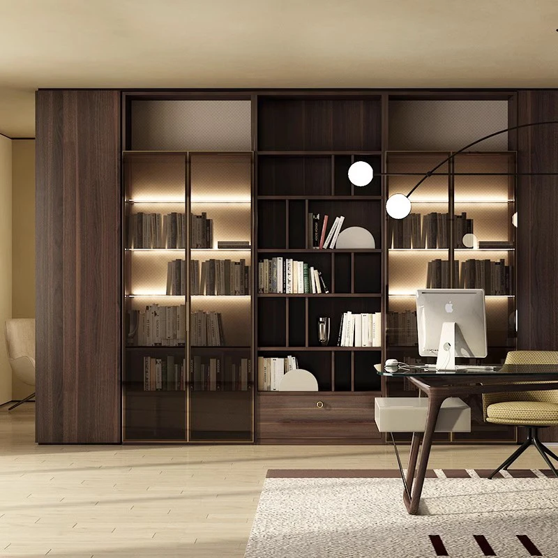 

# Modern Whole House Bookshelf Integrated Living Room Study Dining Furniture Storage Cabinet With Wall Locker