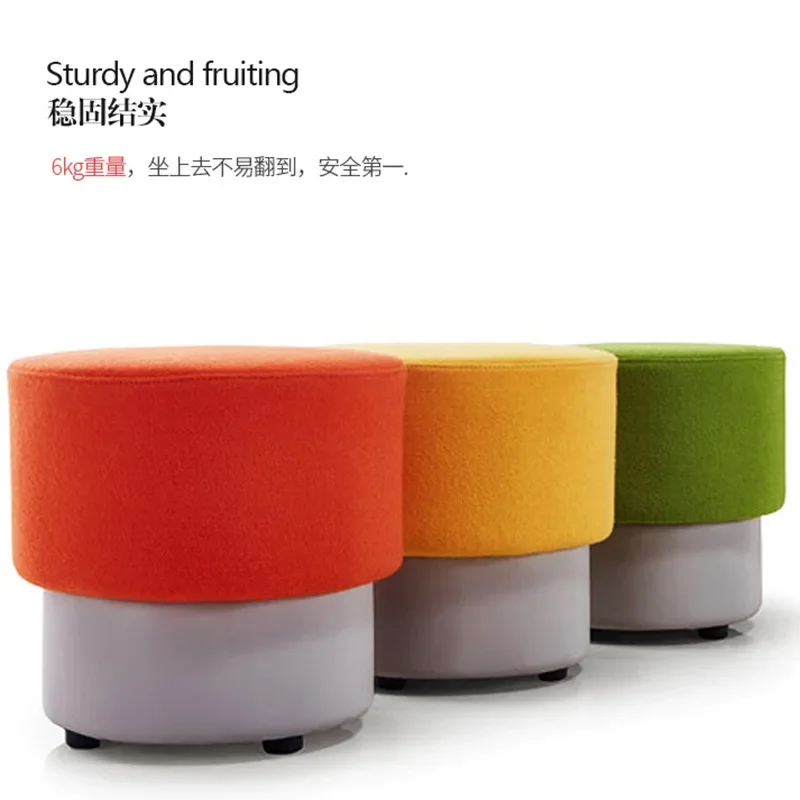 Picture 5: Home sofas, round stools, and other reception fabric sofas