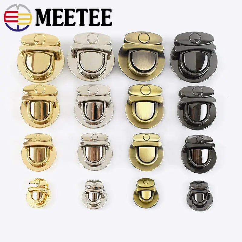 10pcs Bag Twist Lock Clasps Closure Handbag Decorative Locks Snap Women DIY Hardware Accessories H4-2 image 4
