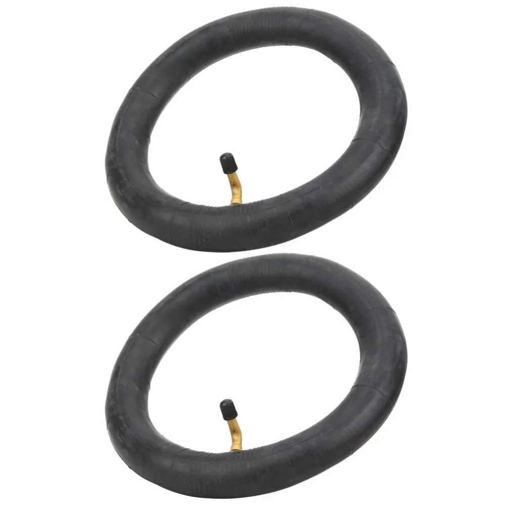 

2 Pcs Rubber Inner Tube Reinforced Thickened Electric Scooter Tire Tube Angled Valve Stem Scooter Inner Tube for Xiaomi M365