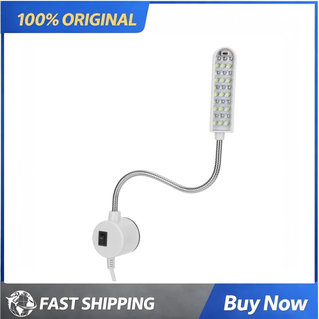 

30LED Sewing Machine Work Light Gooseneck Magnetic Base LED Lamp Flexible Adjustable Maintenance Lamp Workshop Lighting Tool