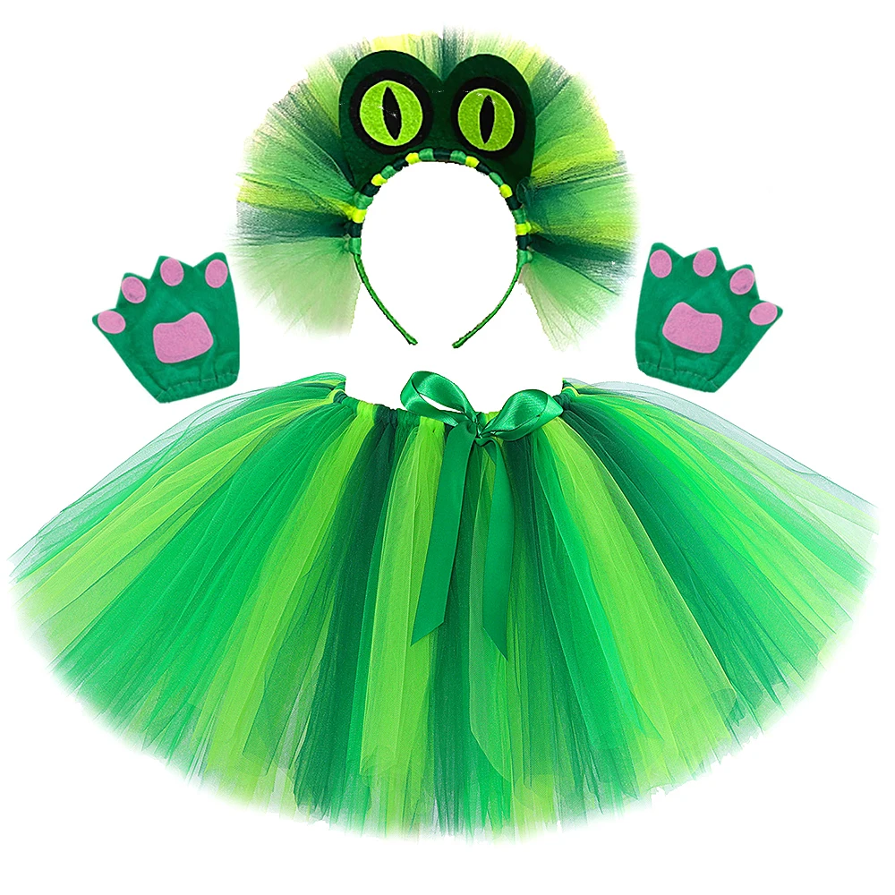 Vestido Tutu Disfraz de Rana Niña Casero: La Opción Perfecta para Fiestas, Halloween y Actos Escolares