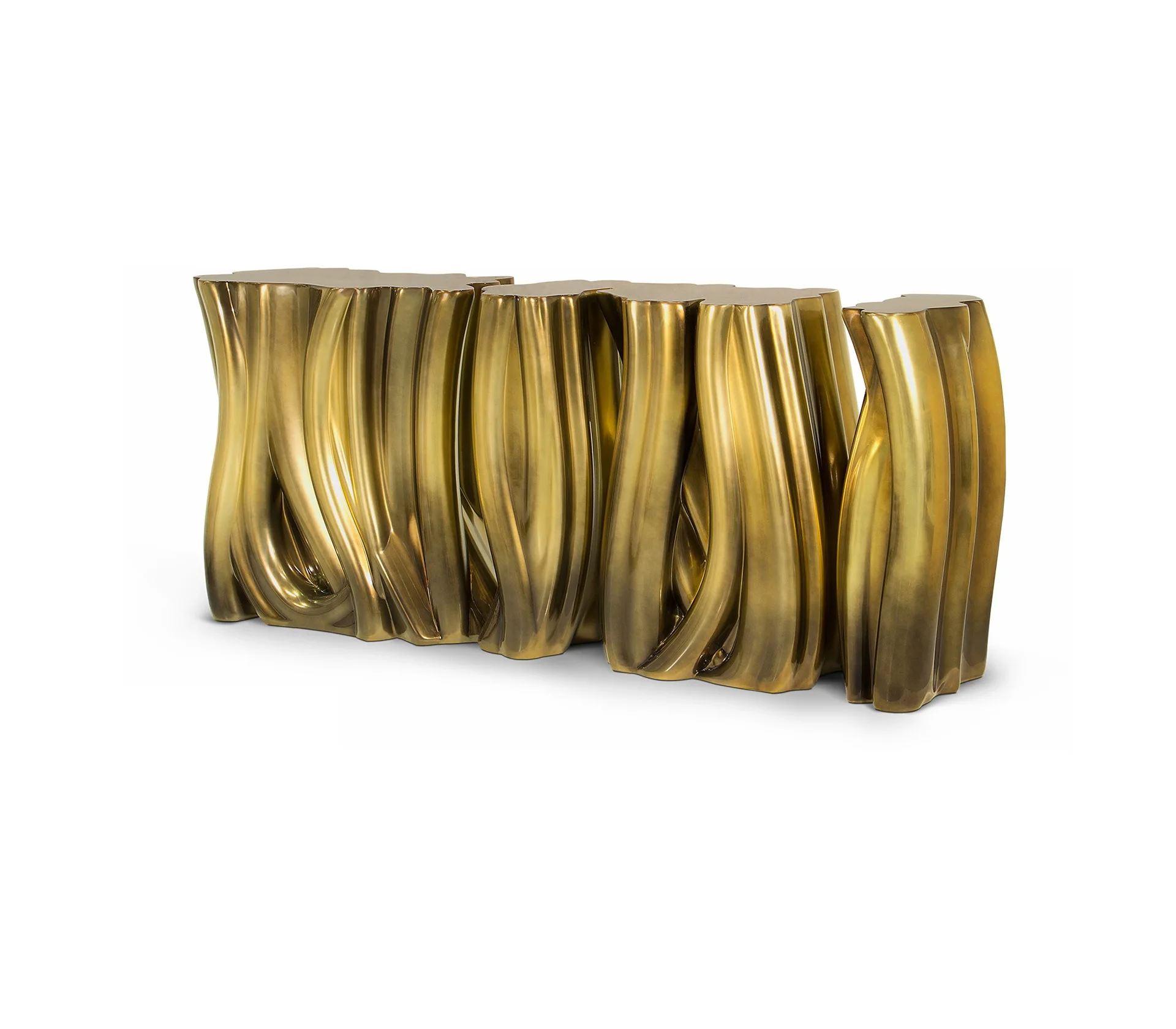 Mr. Luxury Italian Entrance Table High Quality Fiberglass Root Design Console Table Customization