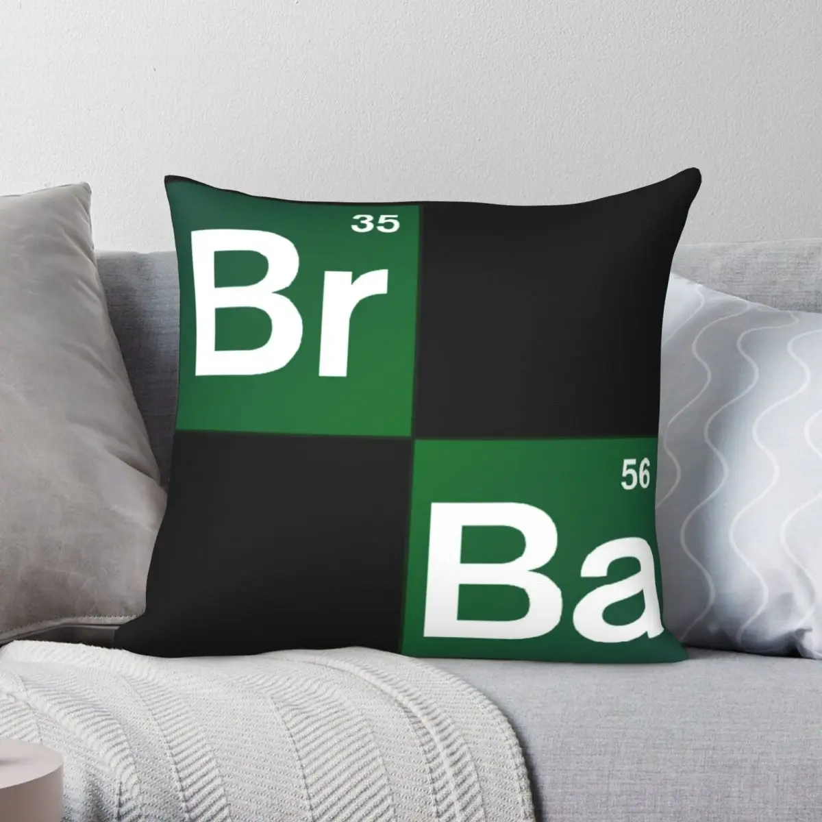 Breaking Bad Elements Pillowcase Polyester Linen Velvet Pattern Zip Decor Pillow Case Car Cushion Cover Wholesale