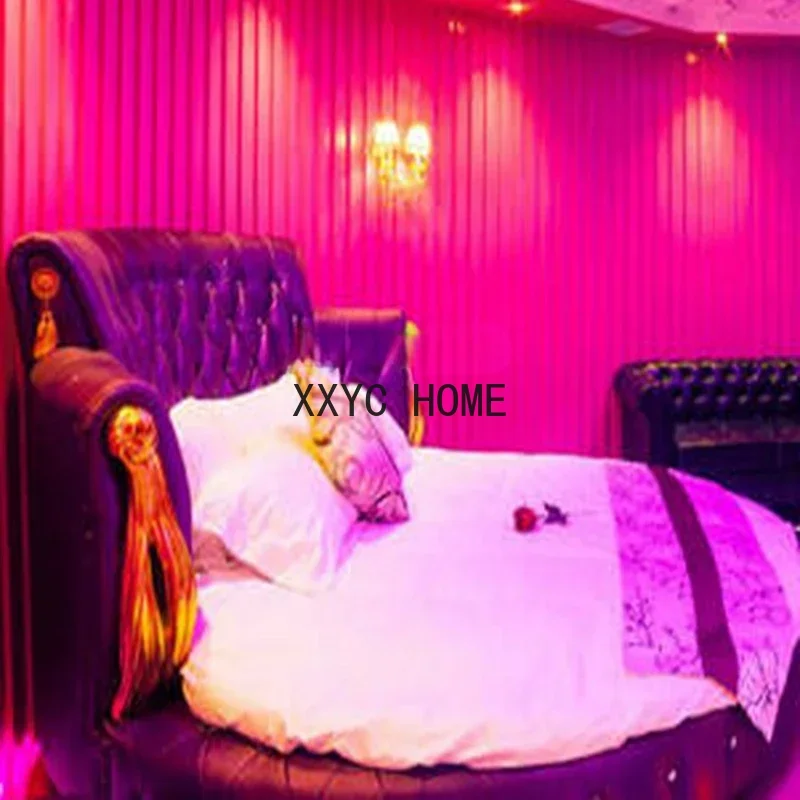 أثاث فندق بوتيك للإفطار، سرير مائي مستدير، سرير كهربائي، سرير مزدوج متعدد الوظائف، موضوع الزوجين