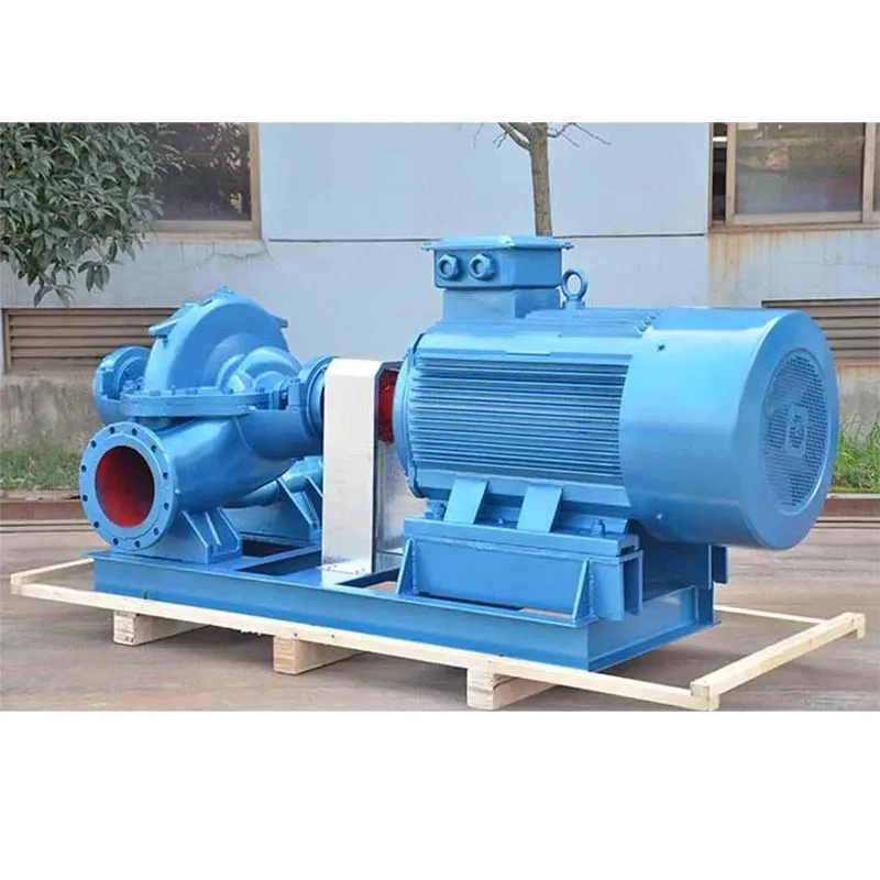 Centrifugal Industrial Horizontal Double Suction Water Pumping Electric Motor Irrigation Sea Water Dewatering Pump
