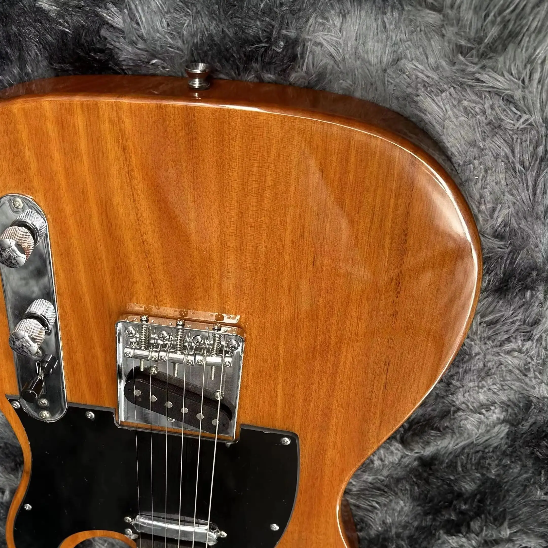 New Transparent Yellow Electric Guitars Mahogany Body Rosewood Fretboard Christmas Gifts Available In US Warehouse Free Shipping