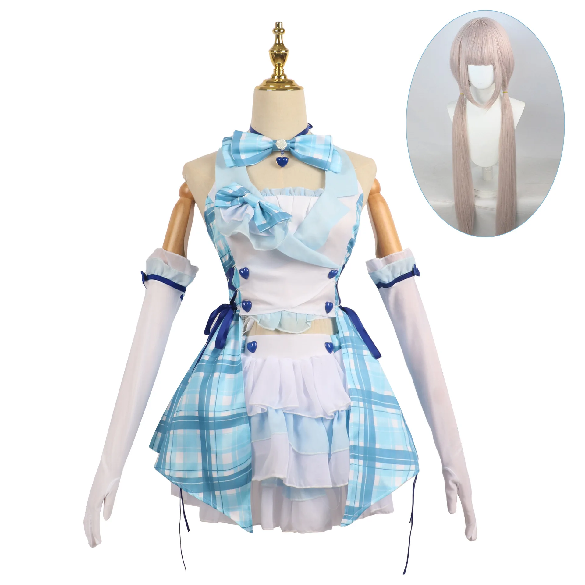 NEKOPARA Chocola Cosplay Kostuum Vanille Cosplay Meid Jurk Lolita Jurk Kerst Carnaval Party Rollenspel Uniform Vrouwen Meisjes