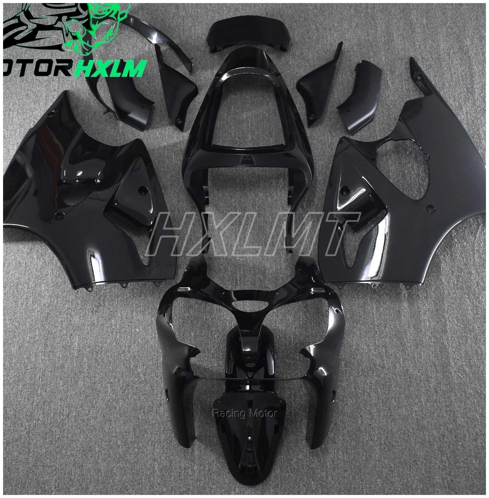Fairings ZX6r 636 2000 - 2002 Red Black Plastic Fairings for Kawasaki ZX6r 2001 Fairings Ninja ZX-6r 02 no paint | Racing Motor
