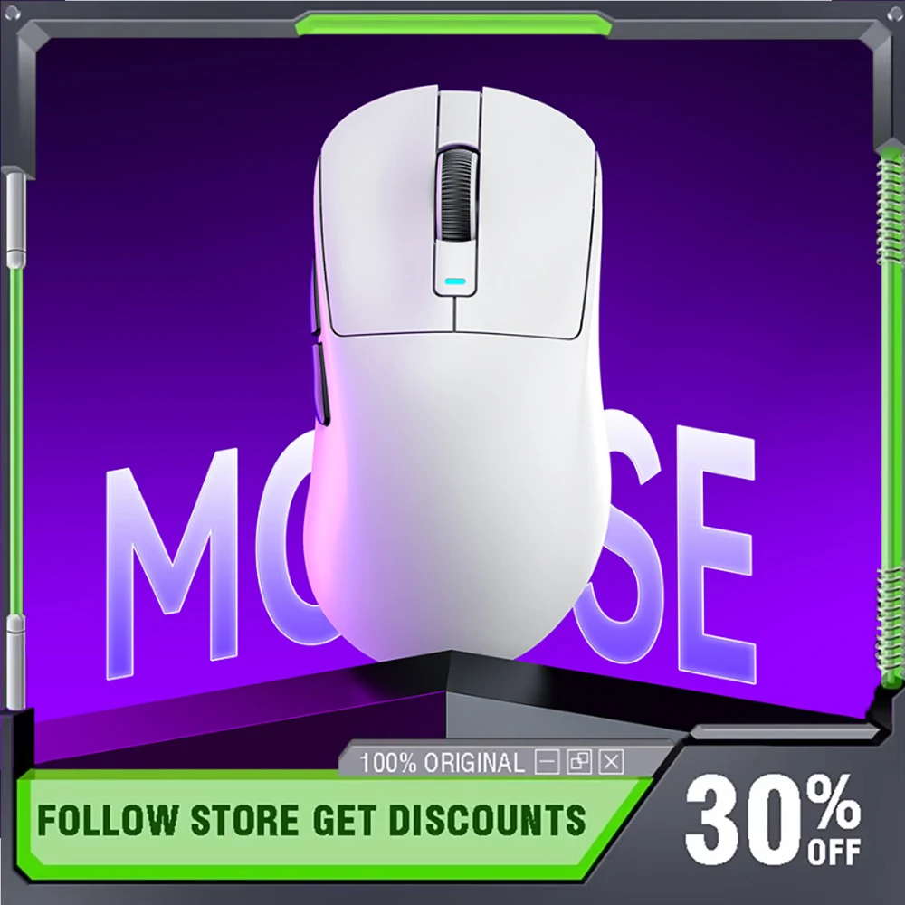 Free Wolf A5 Wireless Mouse Bluetooth Lightweight PAW3311 E-Sports Three-Mode Bluetooth Wireless Gaming Mouse Laptop Accessories