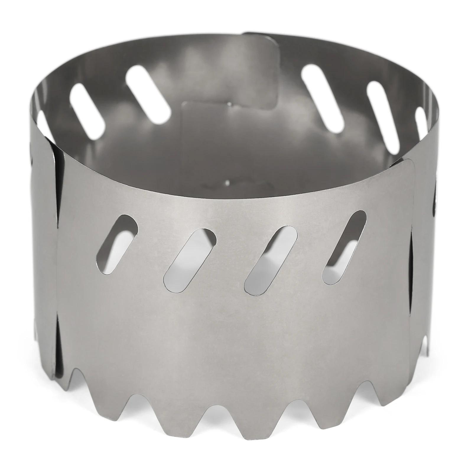 Portable Outdoor  Titanium Alcohol Stove Rack Windscreen Camping Hiking Backpacking Portable stove view 3