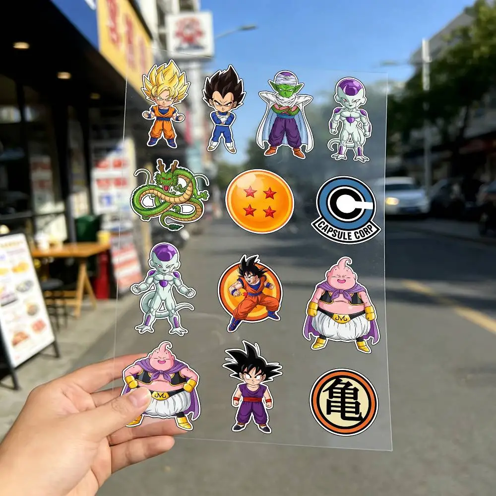 DRAGON BALL Multi Scene Waterproof Reflective Scratch Cover Stickers Fit Auto Motorcycle Helmet Refrigerator Water Cup