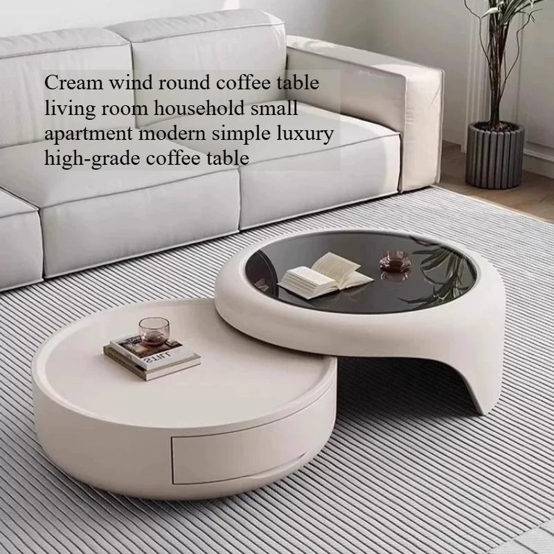 

Sofas Round Coffee Table Farmhouse Living Room Hallway Side Coffee Table Dining Center Mesa De Centro Mid Century Furniture