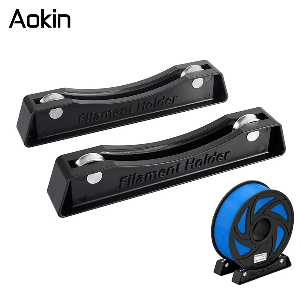 1 Set Standard 1KG Filament Spool Holder Bearing Design Consumables Shelves Supplies Fixed Seat For 3D Printer Filament PLA/PETG