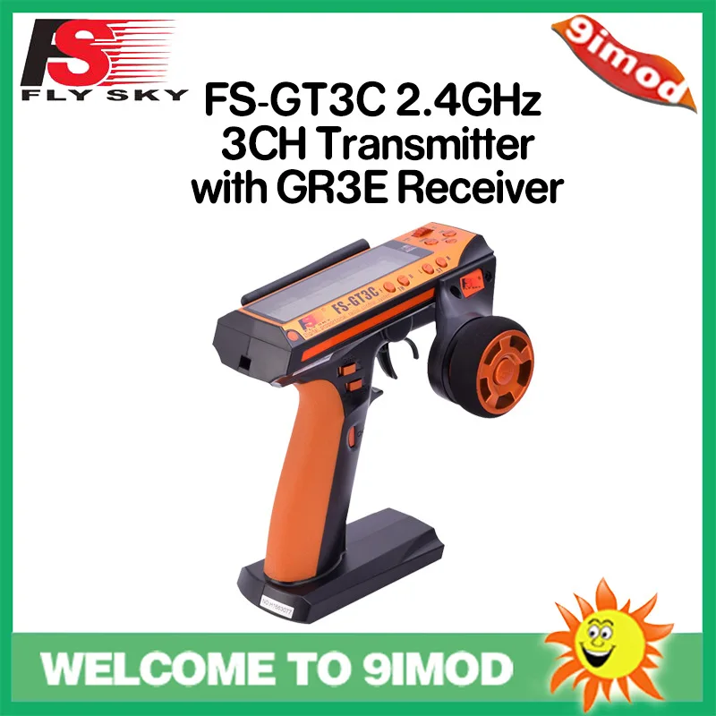 Fusi FS-GT3C remote control, suitable for vehicle and ship GT-3C FLYSKY GT3C GR3E gun control