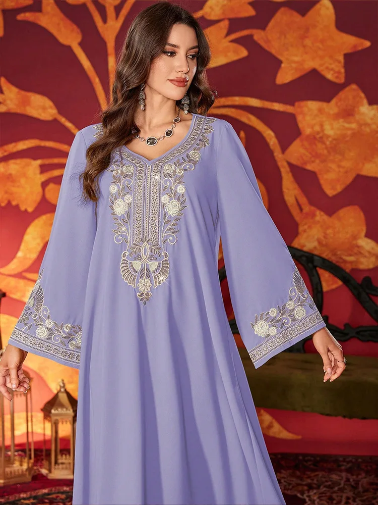 イスラム教徒の女性のためのエレガントなカフタンドレス,十分なイブニングドレス,イード,ラマダン,ジュラバ,ジャラビア,アラビアの服,モロッコのアバヤ