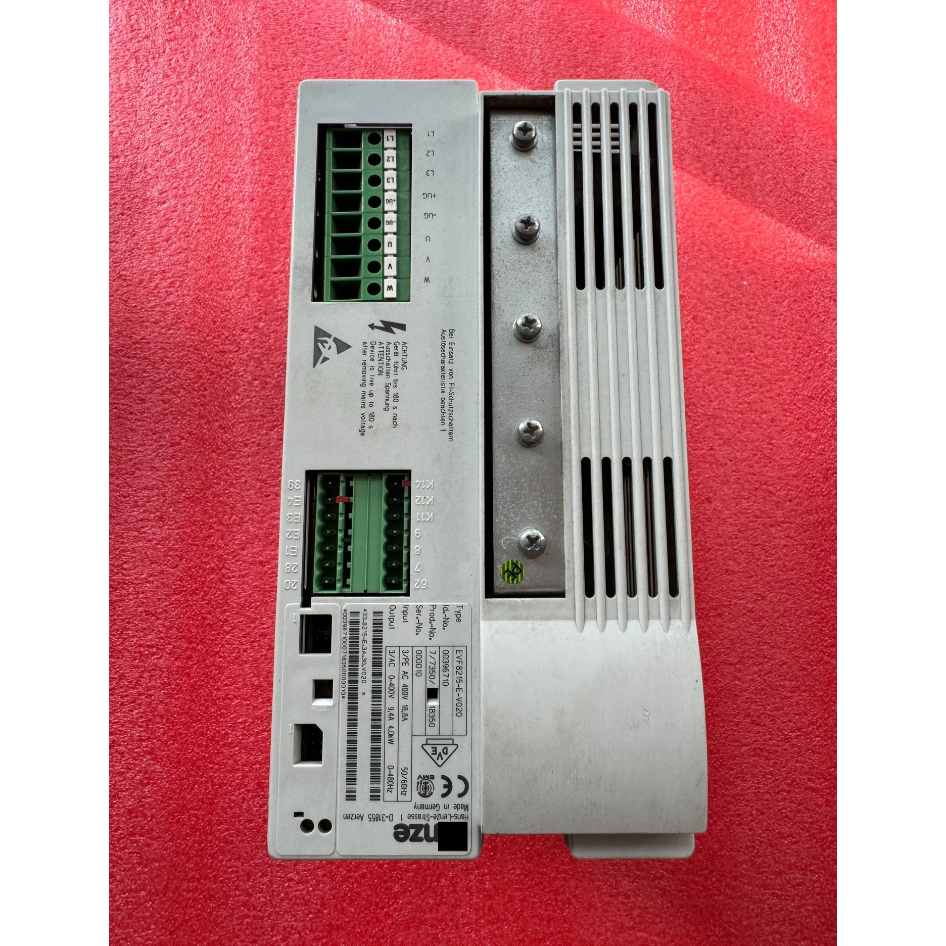 Evf8215-e-v020 4kw for Used in Good Condition New  Industrial Automation Programmable Control Plc Systems