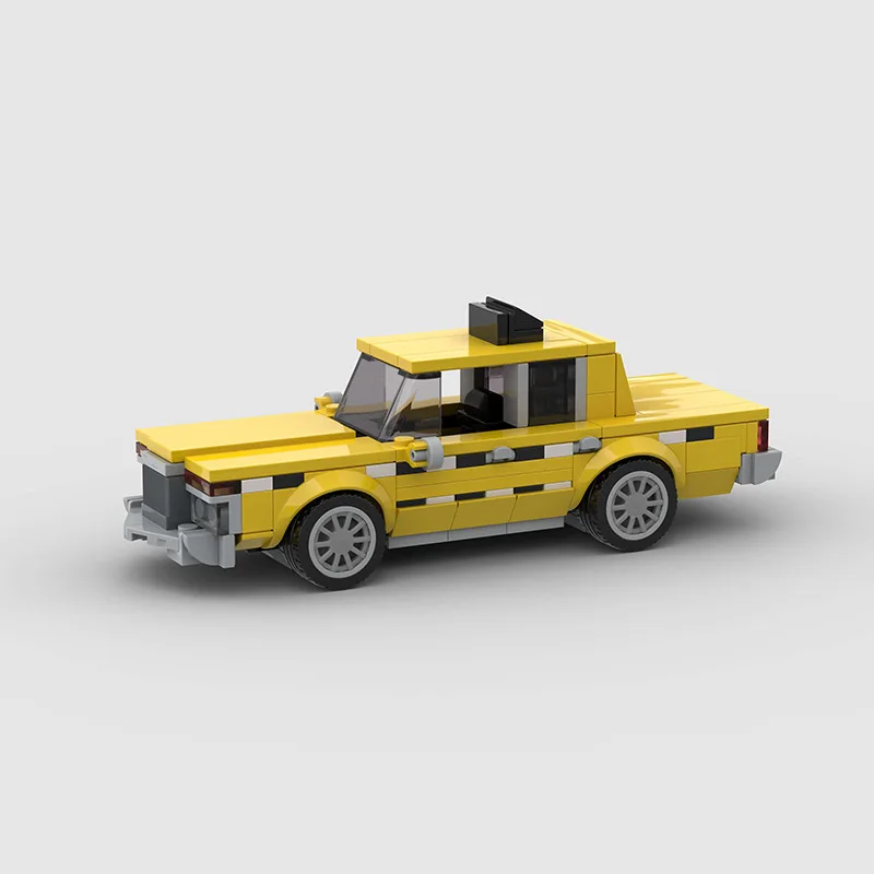 

Наборы строительных блоков MOC City Taxi Sports Cars, конструкторы, подарки, игрушки для мальчиков, девочек и взрослых, 233 детали