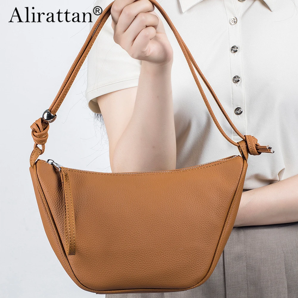 

Alirattan 2024 New Trendy Dumpling Bag Shoulder Bag Underarm Bag Fashion One Shoulder Crossbody Bag Large Capacity Women's Bag